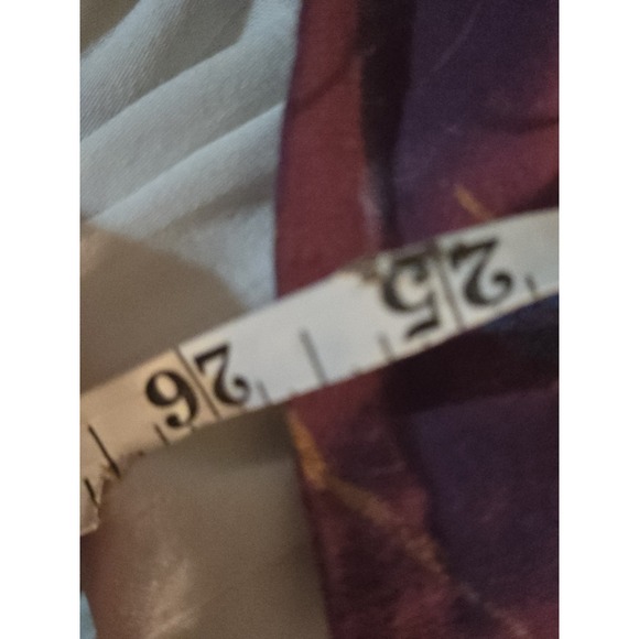 Eddie Bauer Women's Long Sleeve Button Up Shirt Floral Purple Large - Picture 4 of 6